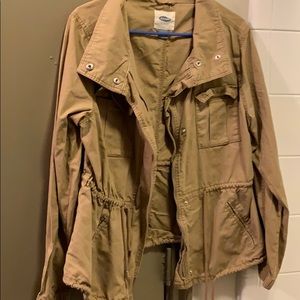 Tan old navy jacket
